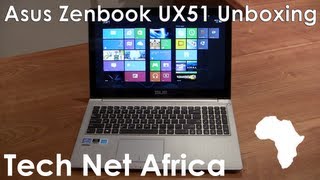 Asus Zenbook UX51VZ  U500VZ with Touch Screen Unboxing [upl. by Hgielrebmik418]