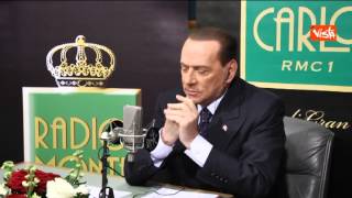 BERLUSCONI A PLATINETTE CI CONOSCIAMO BENISSIMO E ABBIAMO CONCORDATO DOMANDE  VISTA TV [upl. by Furiya]