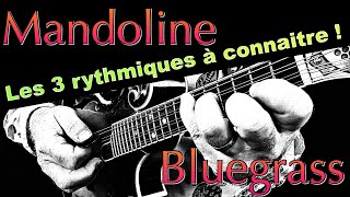 Mandoline Bluegrass • Les 3 rythmiques [upl. by Eiuqram]