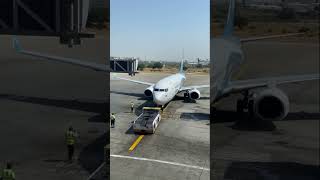 Oman Air Push back  Karachi Airport  arhamforyou airport runway [upl. by Bennett]