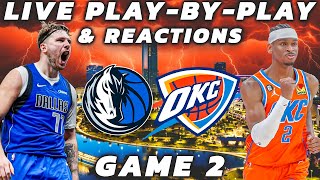 Dallas Mavericks vs Oklahoma City Thunder  Live PlayByPlay amp Reactions [upl. by Ellora328]