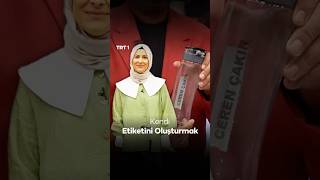 Suluk Baharatlık vb Ürünlere Etiket Yapıştırma Yöntemini Yağmur Çakır Anlatıyor Alişan TRT1 [upl. by Euton153]