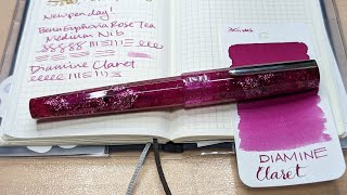 New pen day Euphoria Rose Tea [upl. by Imis]