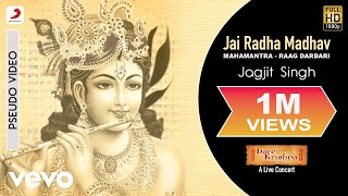 Jai Radha Madhav  Live Concert  Jagjit Singh Bhajans [upl. by Giliane]