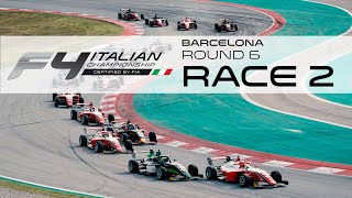 Italian F4 Championship BarcelonaCatalunya  round 6  Race 2 [upl. by Crosby]