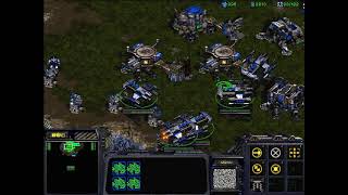 StarCraft Brood War  1 Terran vs 6 Protoss  vs 6 computers   Big Game Hunters [upl. by Pompea]