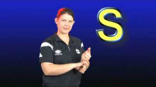 Auslan in Sport  Fingerspelling [upl. by Onimod307]