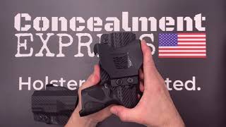 Taurus G2 OWB KYDEX Paddle Holster  Rounded Gear by Concealment Express [upl. by Landon]