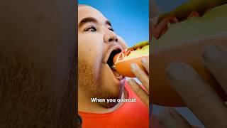 DO NOT OVER EAT food foodie dangerous zachdfilms [upl. by Tserof]