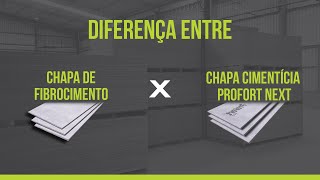 Qual a diferença entre chapa de fibrocimento e chapa cimentícia [upl. by Nahsed]