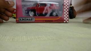 Unboxing Kinsmart Toyota FJ Cruiser 136 scale toy car review [upl. by Ahselrac659]