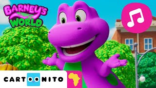 The Sharing Song 💜 🎵  Barneys World  Music for Kids  CartoonitoAfrica [upl. by Warfeld]