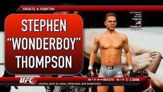 Stephen quotWonderboyquot Thompson  UFC Undisputed 3 CAF Formula [upl. by Radie]