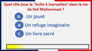 QCM quotLa boîte à merveillesquotdAhmed Sefrioui  avec réponses et justifications [upl. by Eikcir]