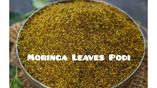 Easy homemade moringa leaves podi recipe moringarecipes [upl. by Jadda]