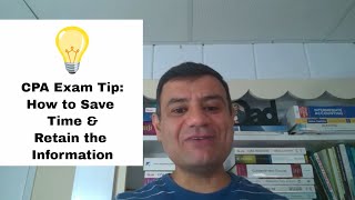 CPA exam Tips How to Save Time amp Retain Information wwwfarhatlecturescomcourses [upl. by Esiuqcaj]