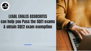 SQE Preparation amp Exemption  RFL  Exemption Tips LEGAL EAGLES ASSOCIATES [upl. by Nalym]