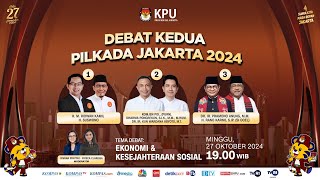 DEBAT KEDUA CALON GUBERNUR DAN WAKIL GUBERNUR DKI JAKARTA TAHUN 2024 [upl. by Eelirak812]