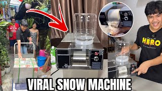 VIRAL SNOW MACHINE IN TIKTOKGRABE ANG GASTOS KO [upl. by Rysler]