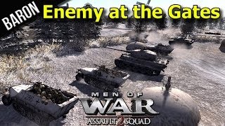 Men of War Assault Squad 2  Enemy At the Gates  MOWAS 2 Mod Skirmish [upl. by Sontag]