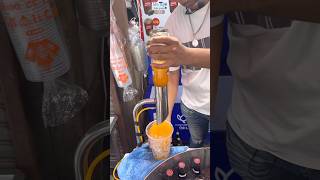 Summer Drink Orange Soda Slushy in Thailand Thai Street Food [upl. by Niro]