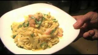 Thomasinos Kitchen  Tagliatelle Gamberi amp Zucchine [upl. by Madoc333]