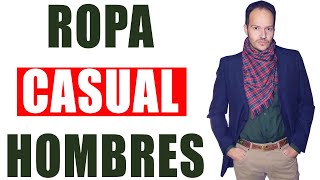 Estilo de Ropa CASUAL CHIC Hombres  Rubén Troya [upl. by Tomchay]