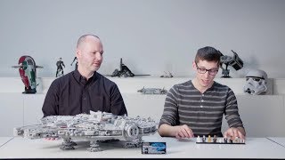 LEGO designer video 75192 Millennium Falcon [upl. by Nibor]