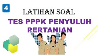 LATIHAN SOAL TES PPPK PENYULUH PERTANIANPART 4 penyuluhpertanian pppk asnpppk pppkterbaru [upl. by Leahcimnhoj]