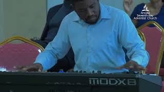 Kedron Isaac plays Great Is Thy Faithfulness at Arouca SDA Church [upl. by Seligman]