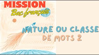 Nature des mots  les classes invariables [upl. by Tihom]