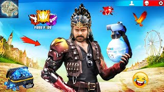 Free fire 🔥 Dubbed Bahubali 2  dubbing video in free fire bahubali movie Hindi Comedy  P28 Gaming [upl. by Emsoc861]