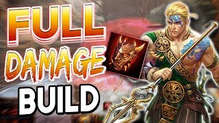 Smite Full Damage Chu Chulainn Build  You can one combo people [upl. by Rodenhouse]