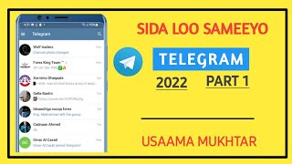 Baro Sida Loo Sameeyo Telegram 2022 [upl. by Aihsenrad]