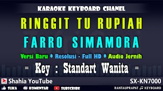 RINGGIT TU RUPIAH KARAOKE TAPSEL  KN7000  Nada Wanita [upl. by Shari]