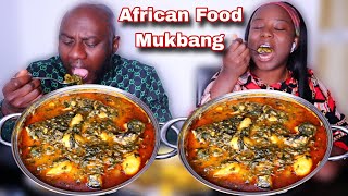 FULL POT OF POTATOE PORRIDGE MUKBANG EATING CHALLANGE  AFRICAN FOOD MUKBANG EATING [upl. by Ybhsa]