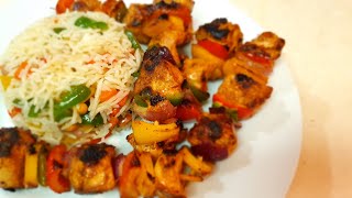 How to make chicken Shish Taouk Lebanese Chicken Tawook recipe  Desi in Dubai [upl. by Salis]