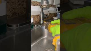 Kitchen Faucet Replacement plumbing plumber kitchen kitchenfaucet kitchen howto diy shorts [upl. by Parrisch]