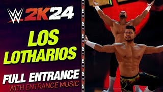 LOS LOTHARIOS WWE 2K24 ENTRANCE  WWE2K24 LOS LOTHARIOS ENTRANCE THEME [upl. by Aivatco686]