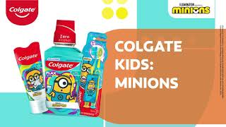 Colgate Kids Minions La diversión del cepillado [upl. by Yezdnil335]