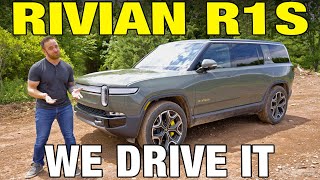 2022 Rivian R1S First Drive  Driving the Newest Electric SUV  Price Range Interior amp More [upl. by Anrev]