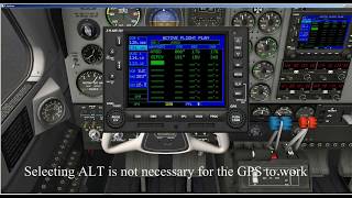 How to Enter a Flight Plan in the Garmin 530  X Plane [upl. by Alvita]