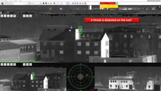 Detection of snipers in realtime with SPYNEL thermal imager [upl. by Ellah626]