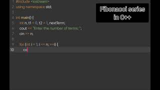 FIBONACCI SERIES in C  Coding coding [upl. by Strain569]