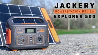 Jackery Explorer 500 Portable Power Station Review amp Breakdown [upl. by Adlar]