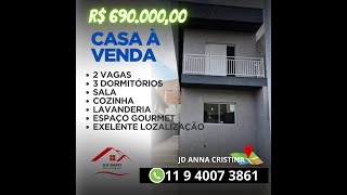 VENDA  CASA JD ANA CRISTINA  JANDIRA  BARUERI [upl. by Buehler]