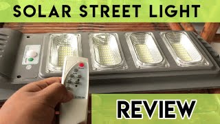 Solar Street Light Review [upl. by Alair774]