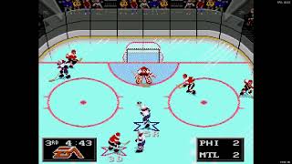 NHL 94 Sega Super Liga Game 30  Hokkee PHI at Len the Lengend MON [upl. by Adnaral]