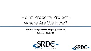 Heirs Property Overview  21220 [upl. by Rafaela]