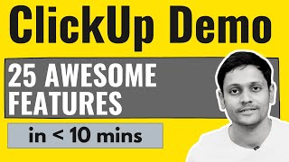 ClickUp Demo  Review and Tutorial Free and Best Project Management Software [upl. by Esdras]